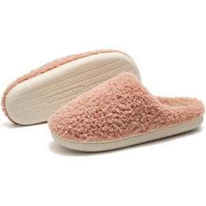 Herfst en winter indoor pure kleur paar katoenen slippers  maat: 36/37