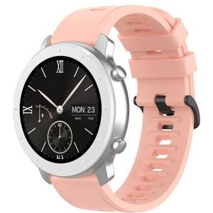 Voor Samsung Galaxy Watch Active 2 40 mm 20 mm effen kleur zachte siliconen horlogeband