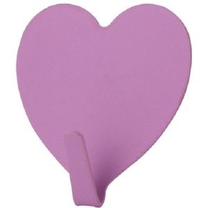 10 PC's Love Heart Hook Roestvrij Stalen Hartvormige Kamer decoratie Haak (Paars)