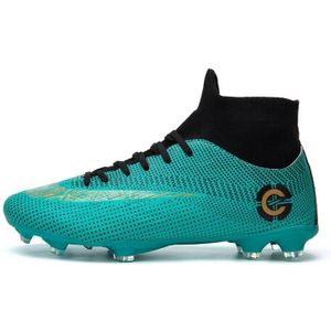 Outdoor High-Top anti-slip Soccer cleats training sneakers voor mannen  grootte: 44 (2039 groene lange nagel)