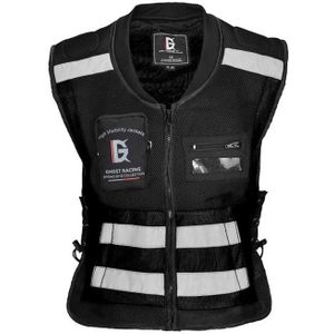 Ghost Racing GR-Y06 Motorfietsrijden Vest Veiligheid Reflecterende Vest  Grootte: L