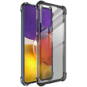 Voor Samsung Galaxy A82 5G / Quantum 2 Imak All-inclusive Shockproof Airbag TPU-zaak met schermbeschermer (transparant zwart)