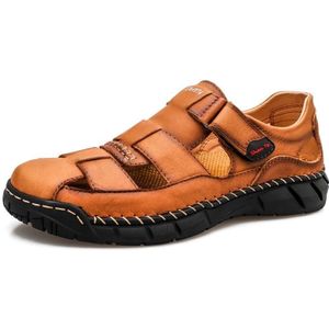 SY-71712 Bruin Koeienhuid Two Wear Outdoor Casual Heren Slippers