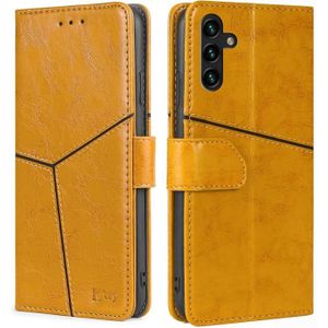 Voor Samsung Galaxy A13 5G Geometrische Stiksels Horizontale Flip Leren Case met Houder & Card Slots & Portemonnee