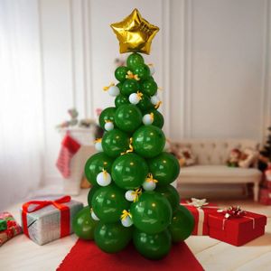 Ballonnen Kerstboom -  DIY Balloon Christmas Tree