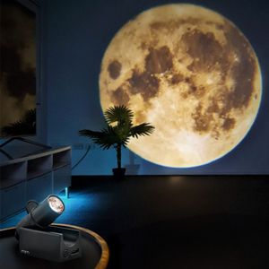 Micro Earth Moon Projector - 4,5 x 2,5 x 3 cm - Kleine projector - Veelzijdige projectielamp - Aarde en maan