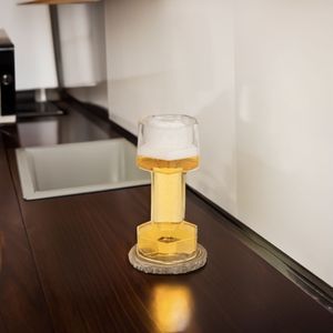 Bierglas Dumbbell - 700 ml - Creatief en Functioneel - 22 cm Hoog - Originele bierpul - Perfect bier accessoire