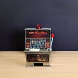 Gokkast Spaarpot - 19 x 13,5 cm - Met geluid en LED - Slotmachine - Spaarpot kind - Leuke spaarpot