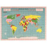 Wereld Puzzel | 300 Stukjes | 50 x 36 cm | Out Of The Blue | Educatieve Puzzel