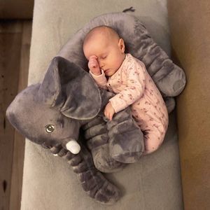MikaMax Olifant Knuffel XL - Olifant Kussen ��– Grote knuffel - Baby Cadeau - Orgineel – Pluche - 65cm