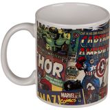 Retro Marvel mok - Mok voor kinderen - 325 ml - Mok Marvel - Leuke Koffiemok