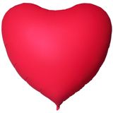 Hart Ballon - XXL - Folie - 40 x 80 x 140 cm - Rood -  Valentijn versiering - Grote hart ballon