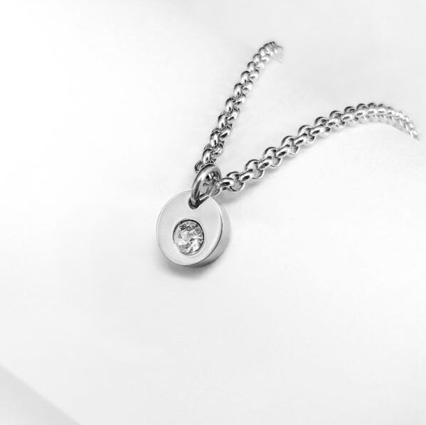 PONYTAIL & CO HANGER MINI CRYSTAL - Stainless Steel