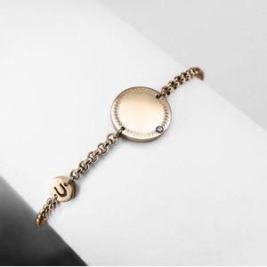 PONYTAIL & CO ARMBANDJE GELUKSMUNT - Rosé