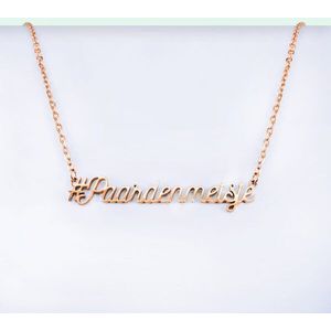 PONYTAIL & CO ESRA KETTING #PAARDENMEISJE - Rosé Goud