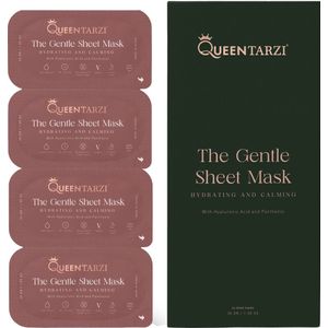 Queen Tarzi - The Gentle Sheet Mask - Gezichtsmasker - Natural Glam - 25 ml serum