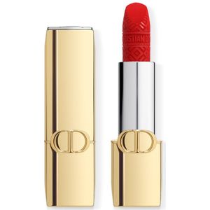 Dior - Rouge Dior Lipstick - Limited Edition Lippenstift Gelimiteerde Editie - Gouden Huls & Gegraveerde Stick 999