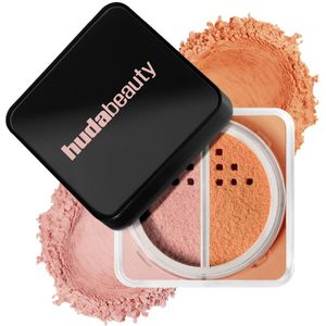Huda Beauty - Easy Bake Duo - Losse Poeder - Verhelderend Roze en Kleurcorrigerend Perzik