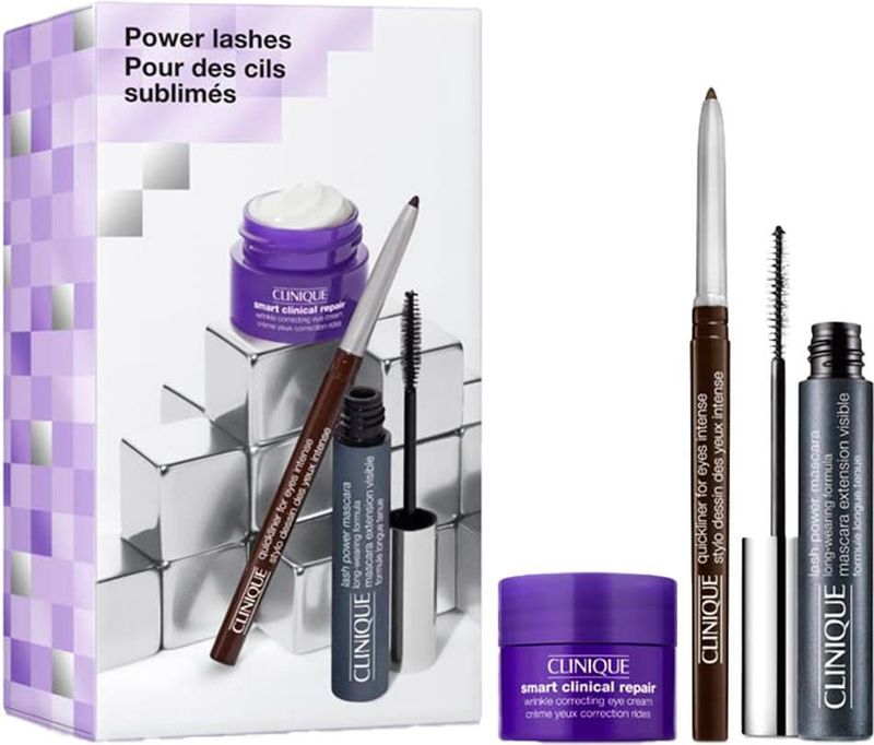 Clinique - Power Lashes - Mascara - Zwart - 6 ml + 5 ml + 0,14 g