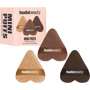 Huda Beauty - Mini Puffs - Poederdonsjes - 3 Stuks - Nauwkeurige Applicatie