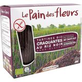 Le Pain Des Fleurs Zwarte Rijst Crackers 150 gram
