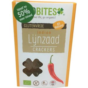 Biobites Lijnzaad Crackers Indian