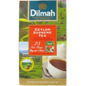 Dilmah Thee Ceylon Supreme 25 zakjes