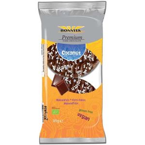 BonVita Maiswafels Pure Chocolade en Kokos