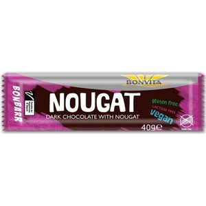 BonVita Nougat Dark Chocolate Bar