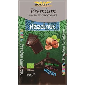 BonVita Premium Dark Chocolate Hazelnut 100 gram