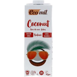 Ecomil Kokosmelk Nature Bio Suikervrij 1000 ml