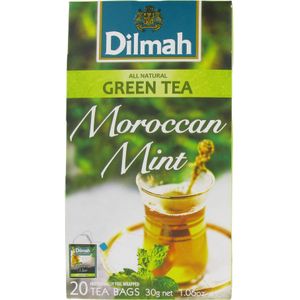 Dilmah Groene Thee Maroccan Mint 20 zakjes
