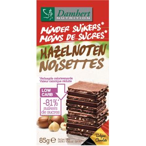 Damhert Minder Suikers Chocoladetablet Hazelnoten