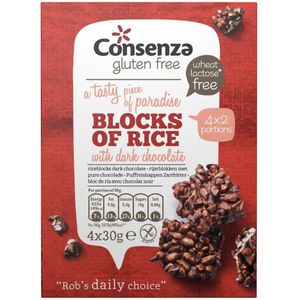 Consenza Rijstblokken met Pure Chocolade