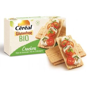 Cereal Crackers Rijst en Kastanje 250 gram
