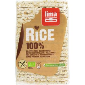 Lima Rijstwafels Dun met volle Rijst 130 gram