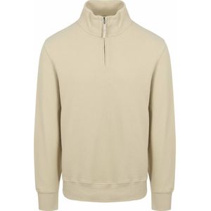 Gant Half Zip Trui Ecru