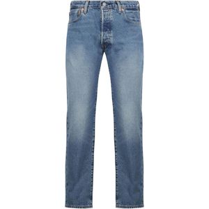 Levi’s 501 Broek Regular Fit Mid Blauw