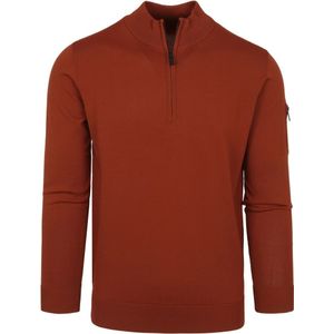 Suitable Half Zip Trui Brique