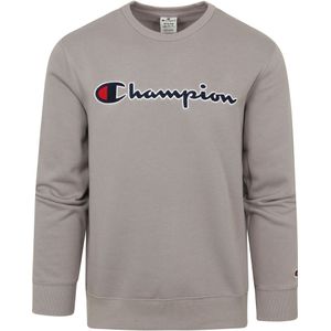 Champion Sweater Script Logo Grijs