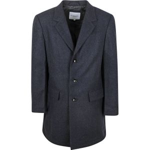 McGregor Coat Wool Herringbone Navy