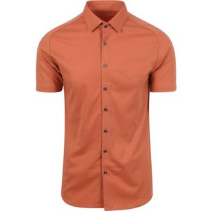 Desoto Short Seeve Jersey Overhemd Peach Oranje