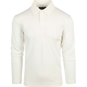 Marc O'Polo Knitted Poloshirt Wit