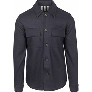 Profuoo Overshirt Knitted Wolix Navy