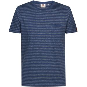 Petrol T-Shirt Gestreept Navy