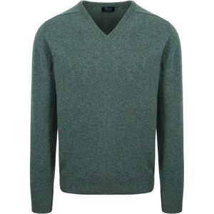 William Lockie Pullover Wol Moorland Groen