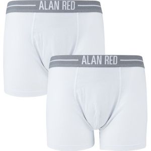 Alan Red Boxerhort Wit 2Pack