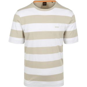 BOSS T-shirt Stripe Beige