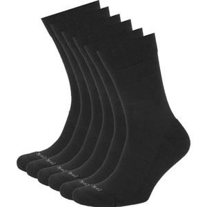 Suitable Merino Sokken Zwart 6-Pack