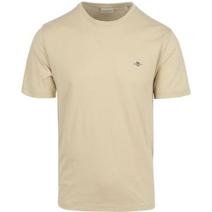 Gant T-shirt Shield Logo Ecru